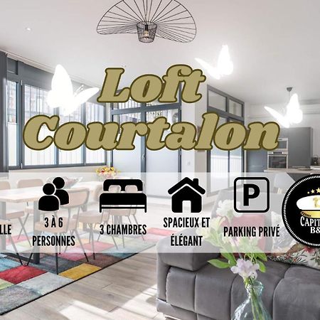 トロワLoft Courtalon - Haut Standing - Patio - Parking Privesアパートメント エクステリア 写真
