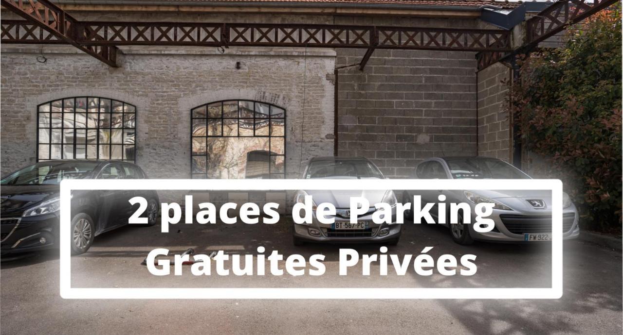 トロワLoft Courtalon - Haut Standing - Patio - Parking Privesアパートメント エクステリア 写真