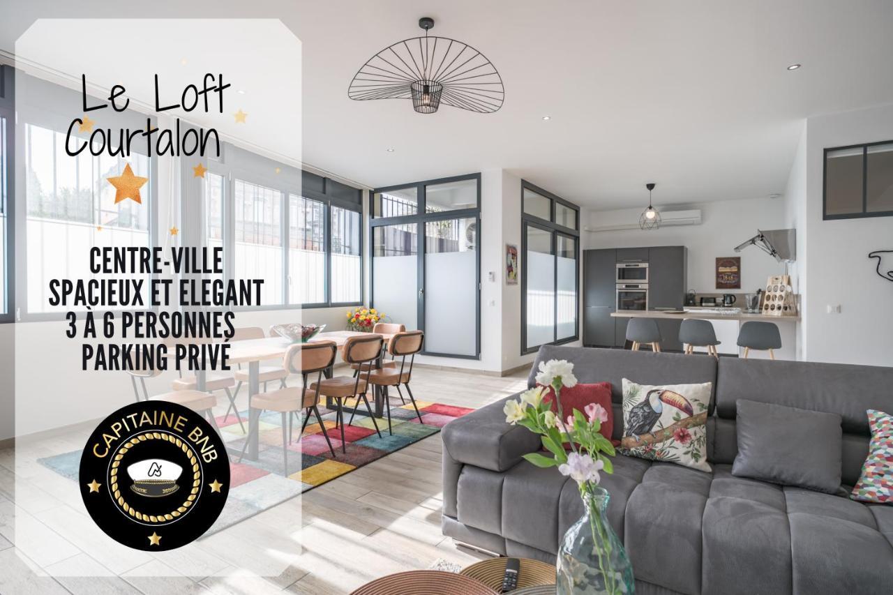 トロワLoft Courtalon - Haut Standing - Patio - Parking Privesアパートメント エクステリア 写真